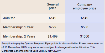 qantas fee guide